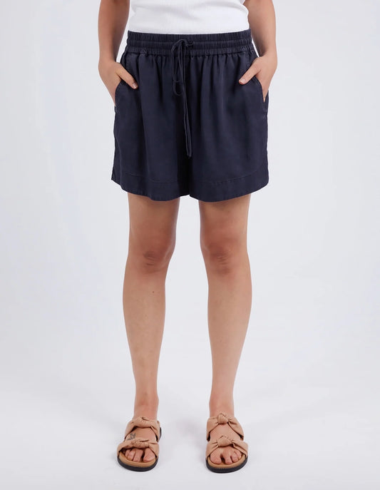 ELM BLISS WASHED SHORT NAVY