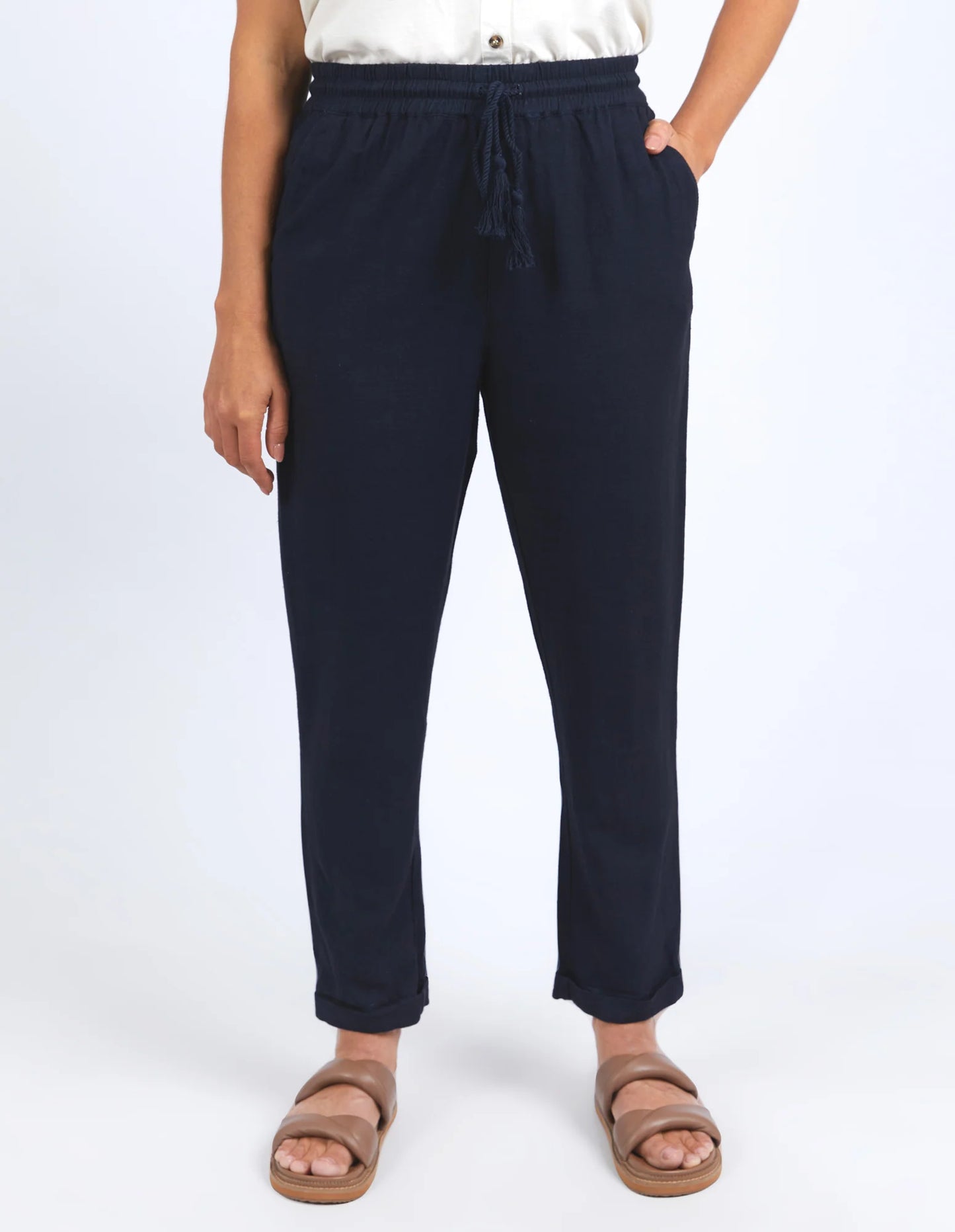 ELM CLEM RELAXED PANT NAVY