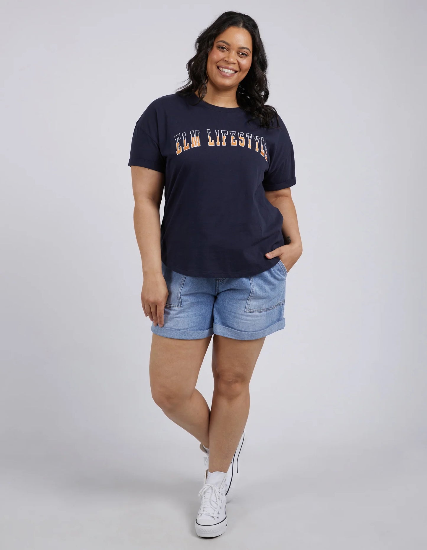 ELM LIFESTYLE TEE NAVY