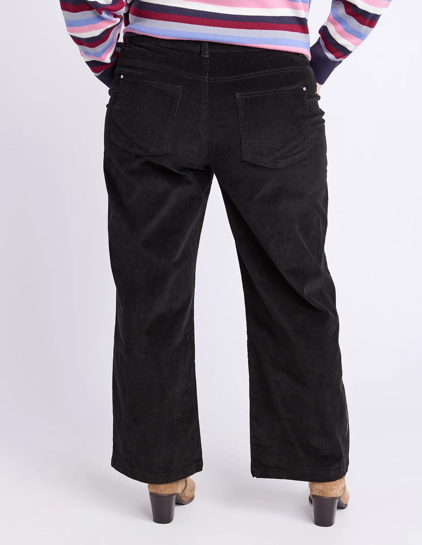 Elm Cassie Cord Pant | Black