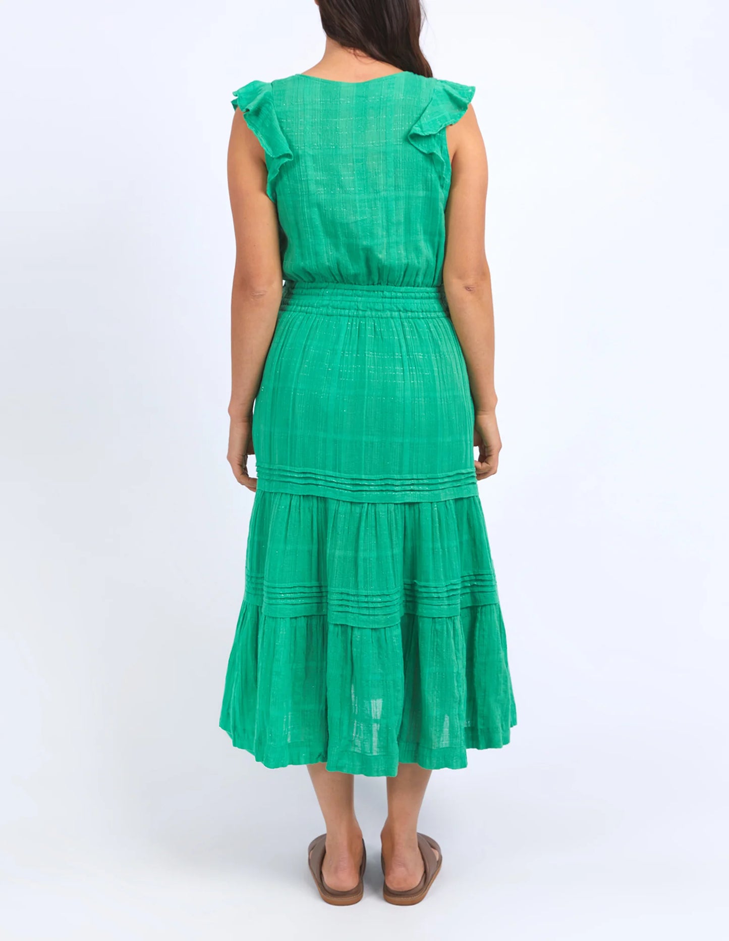 ELM ISABELLA DRESS GREENBRIAR