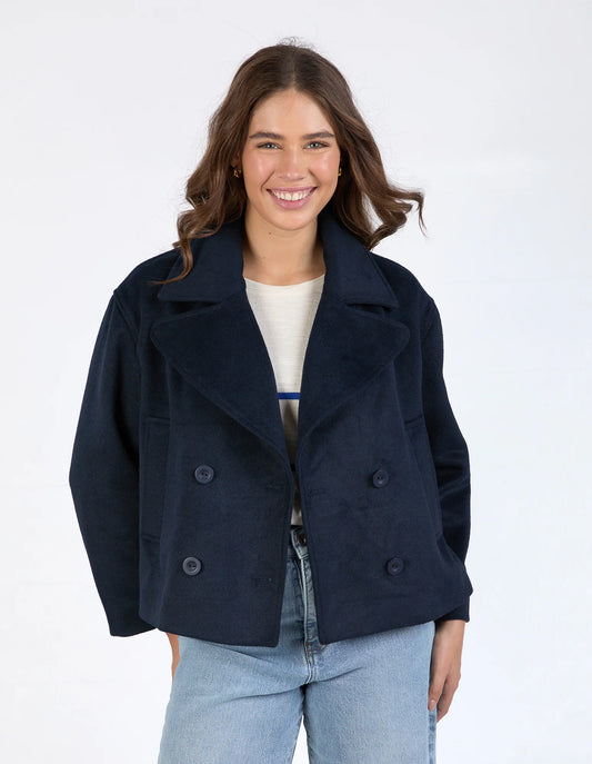 ELM HARLEY PEACOAT NAVY
