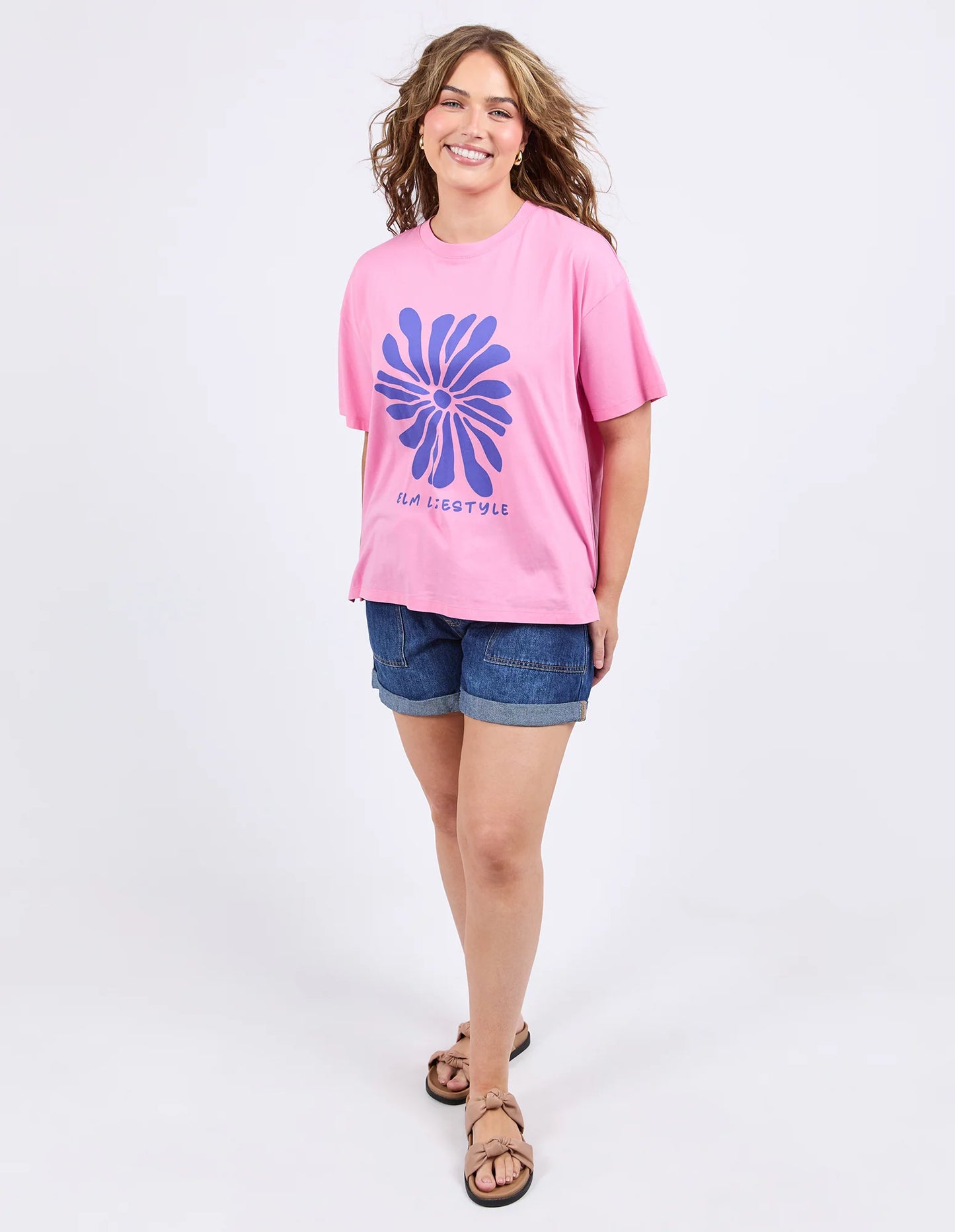 ELM CAMELIA TEE CHATEAU ROSE