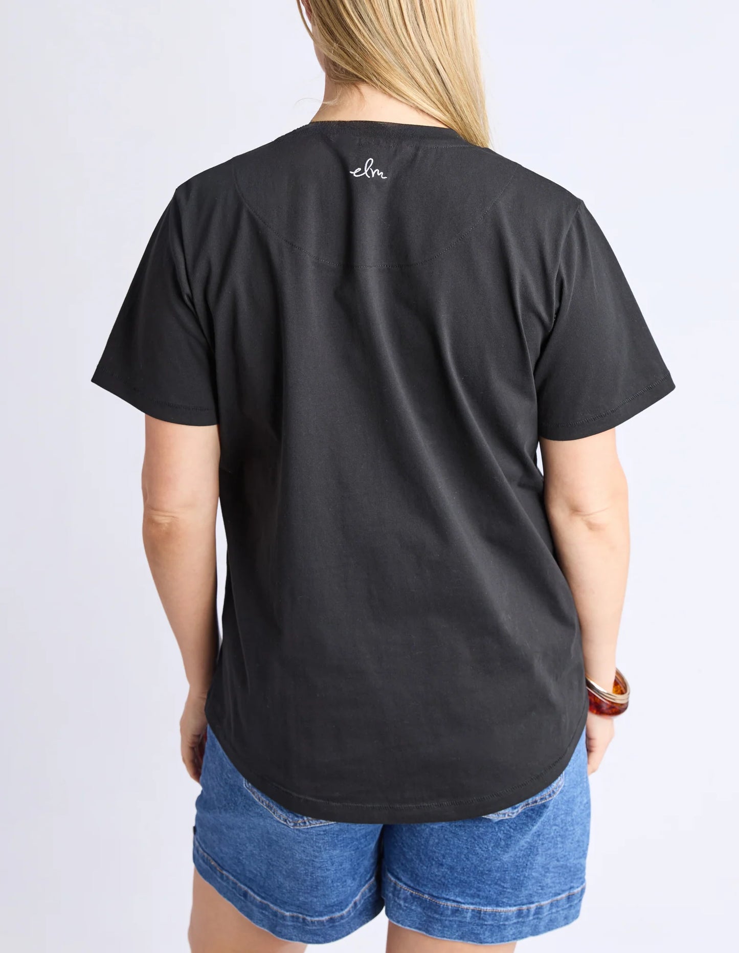 Elm Casa Tee Black