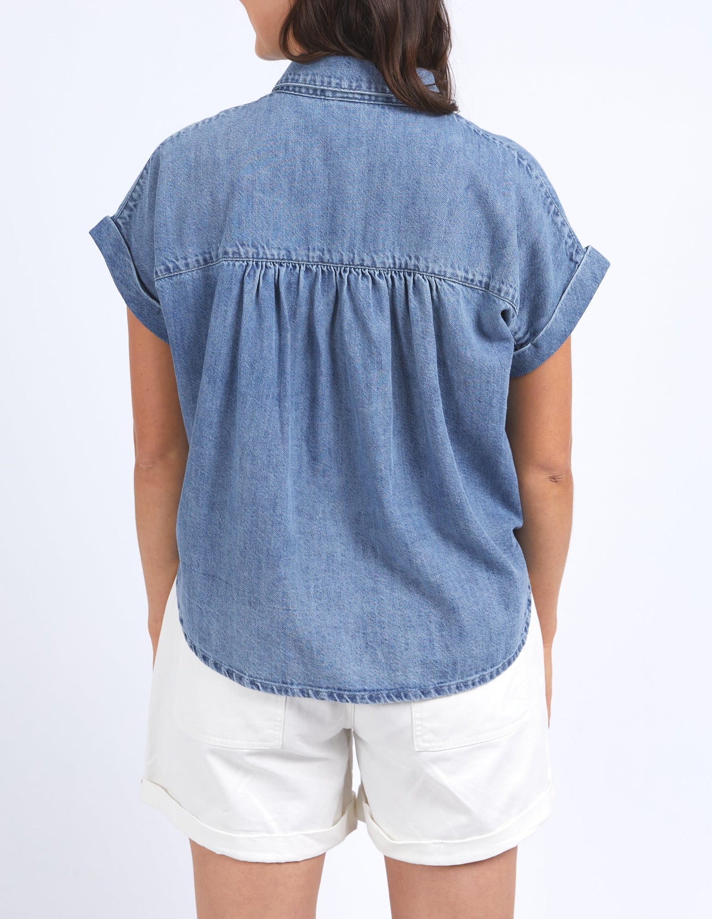 ELM TAYLOR SS SHIRT BLUE