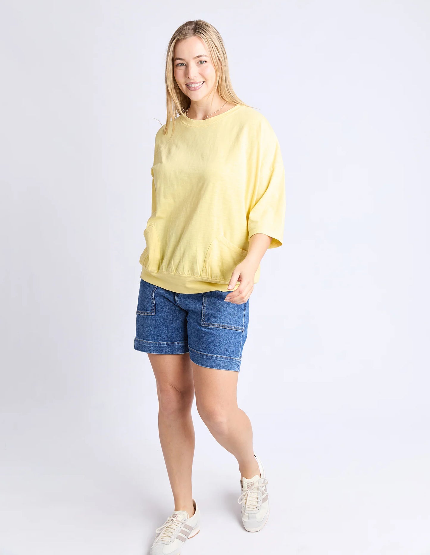 Elm Mazie Sweat Pale Banana