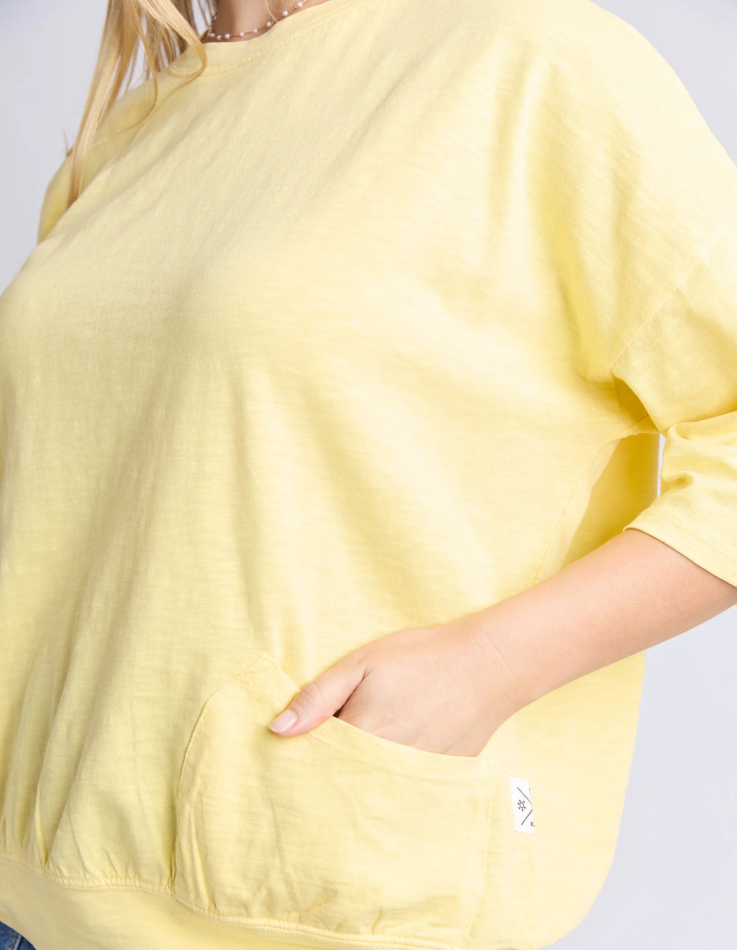 Elm Mazie Sweat Pale Banana