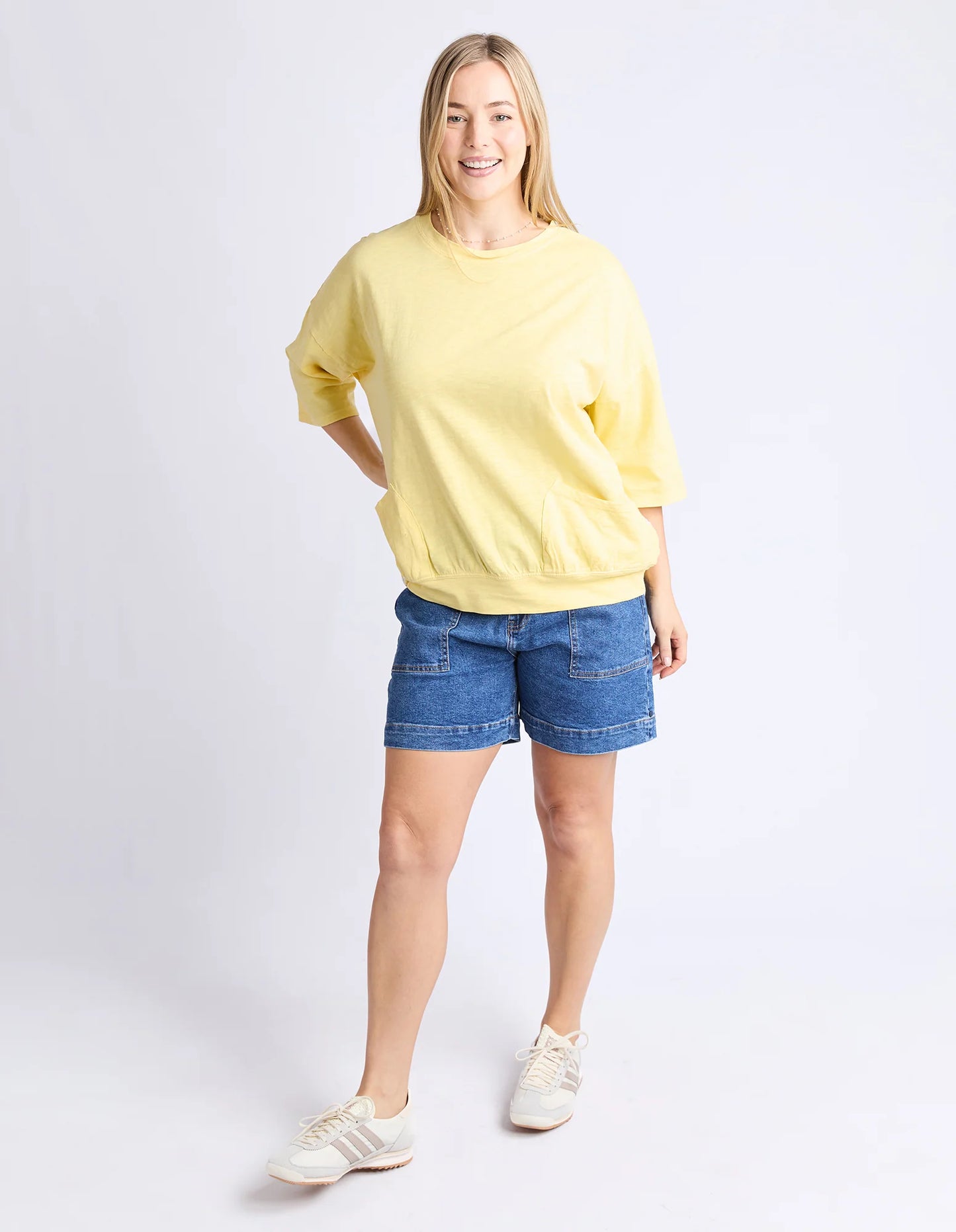 Elm Mazie Sweat Pale Banana