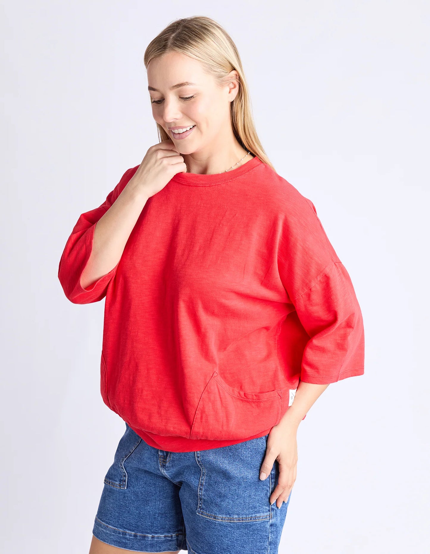 Elm Mazie Sweat Poppy