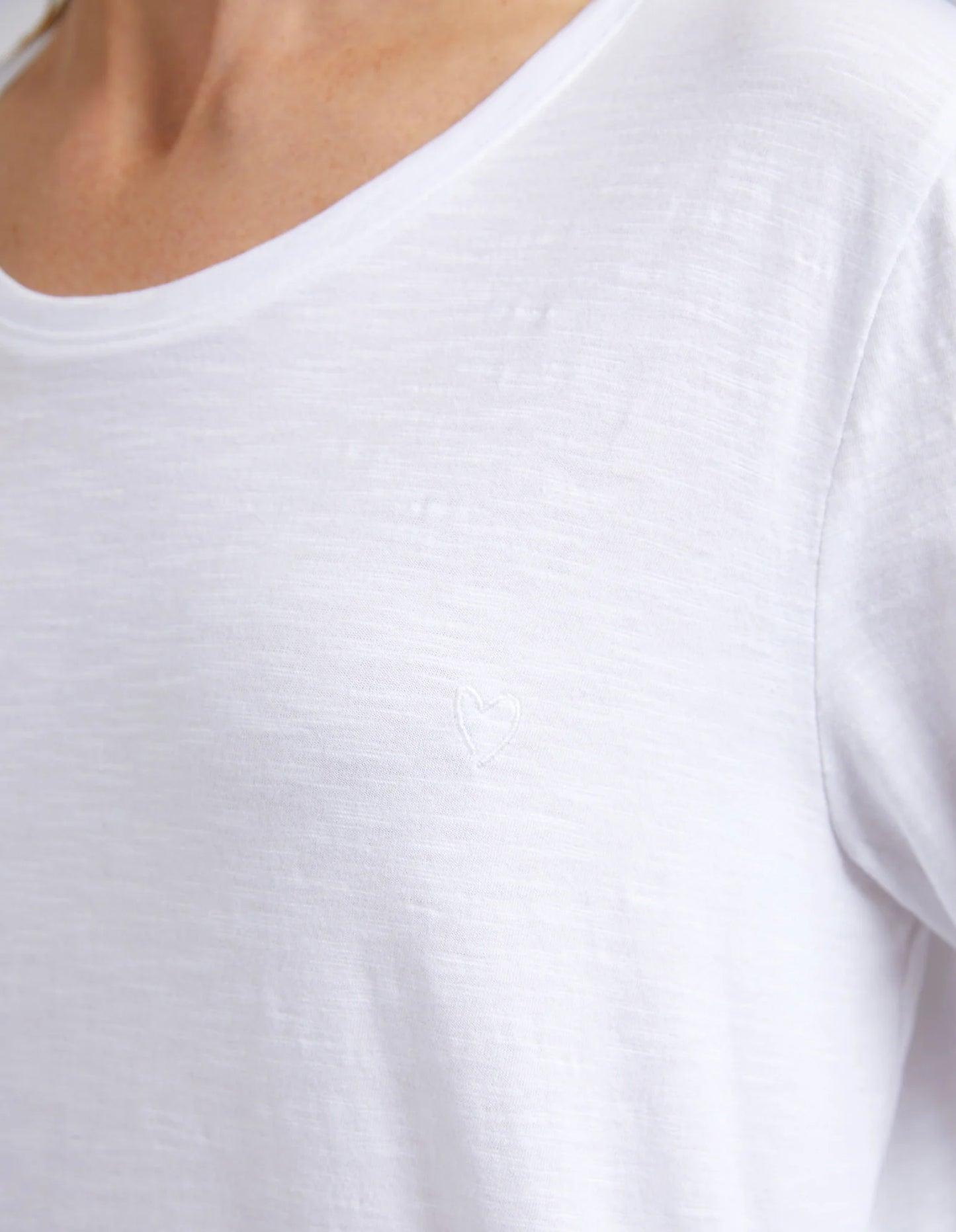 ELM EVERYDAY L/S TEE WHITE