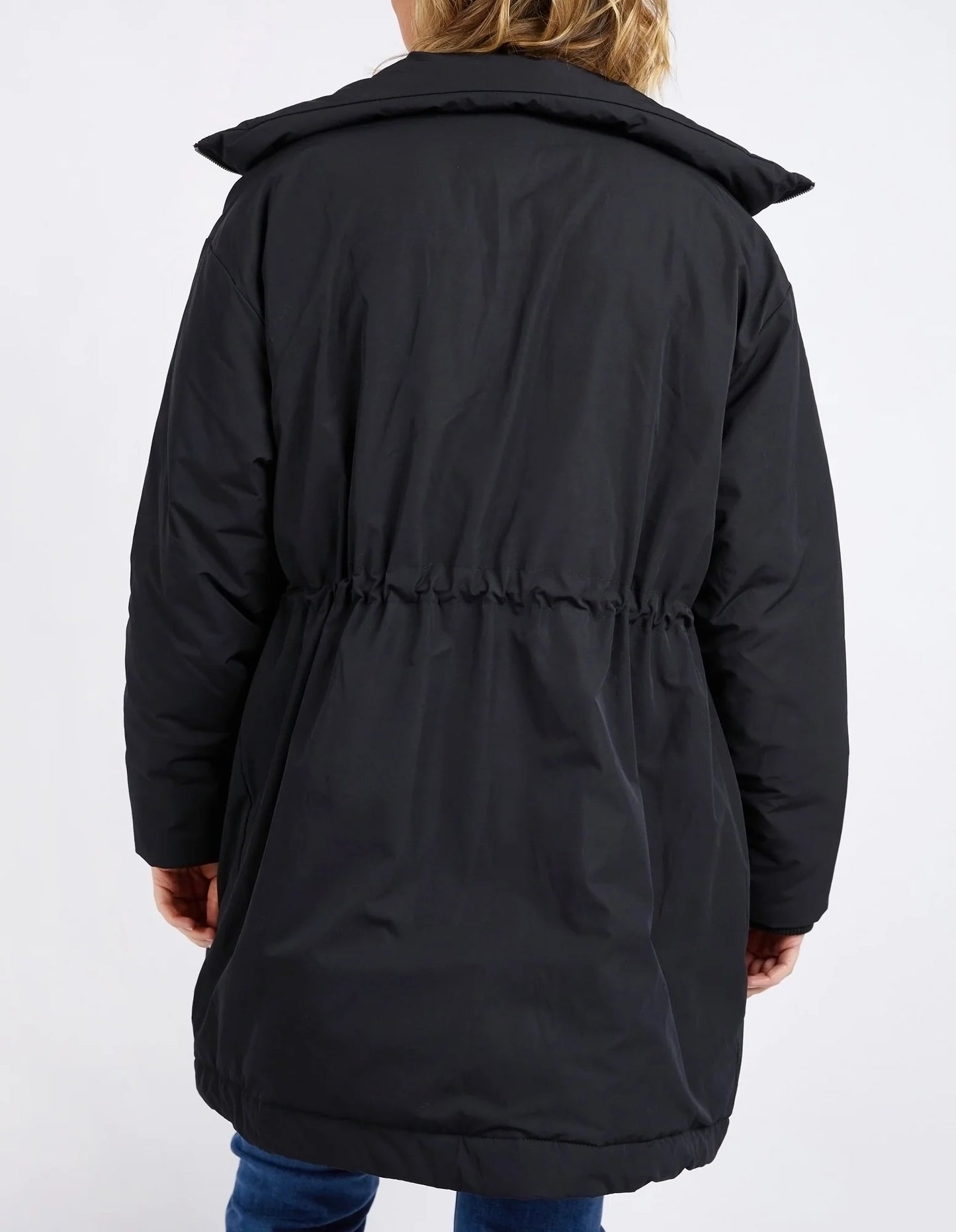 ELM PHOEBE PUFFER JACKET BLACK