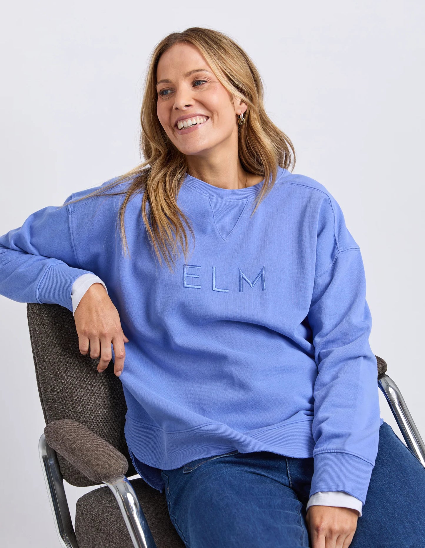 Elm Established Crew | Cornflower