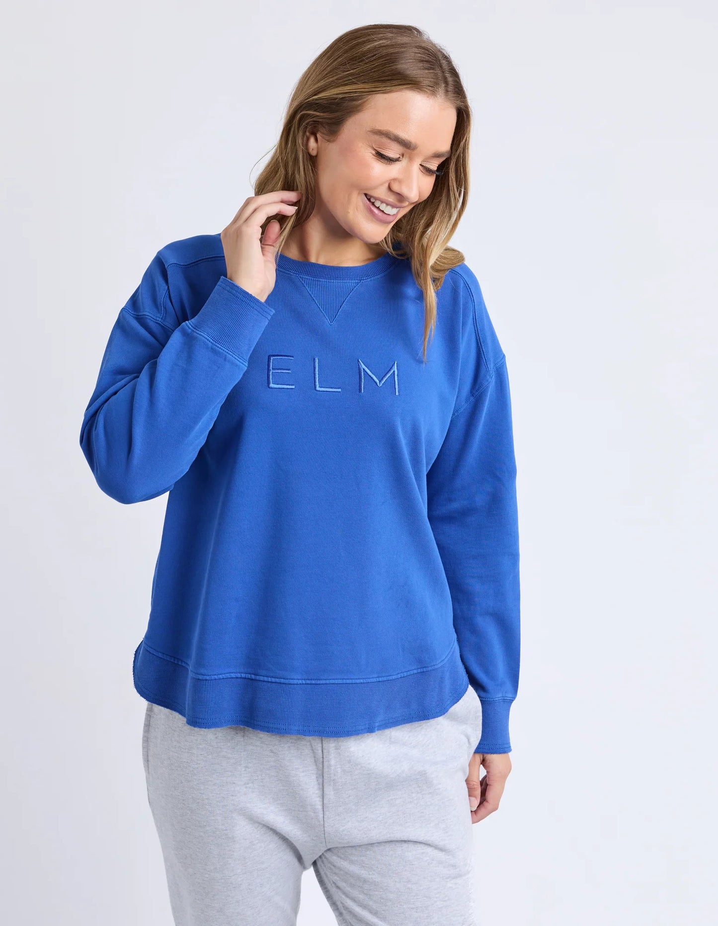 ELM ESTABLISHED CREW FRENCH BLUE