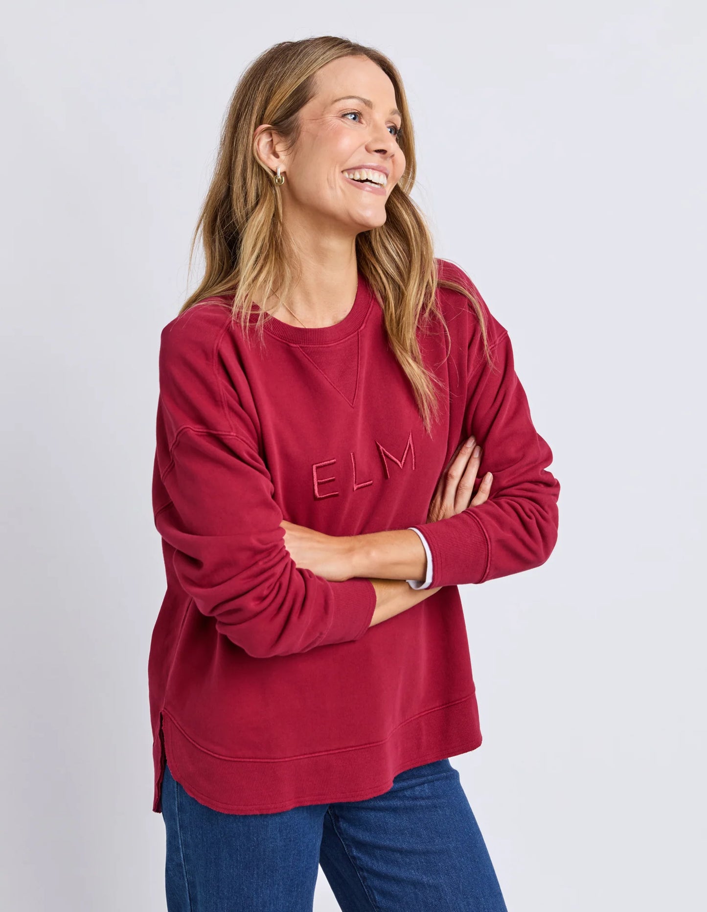 Elm Established Crew | Maroon
