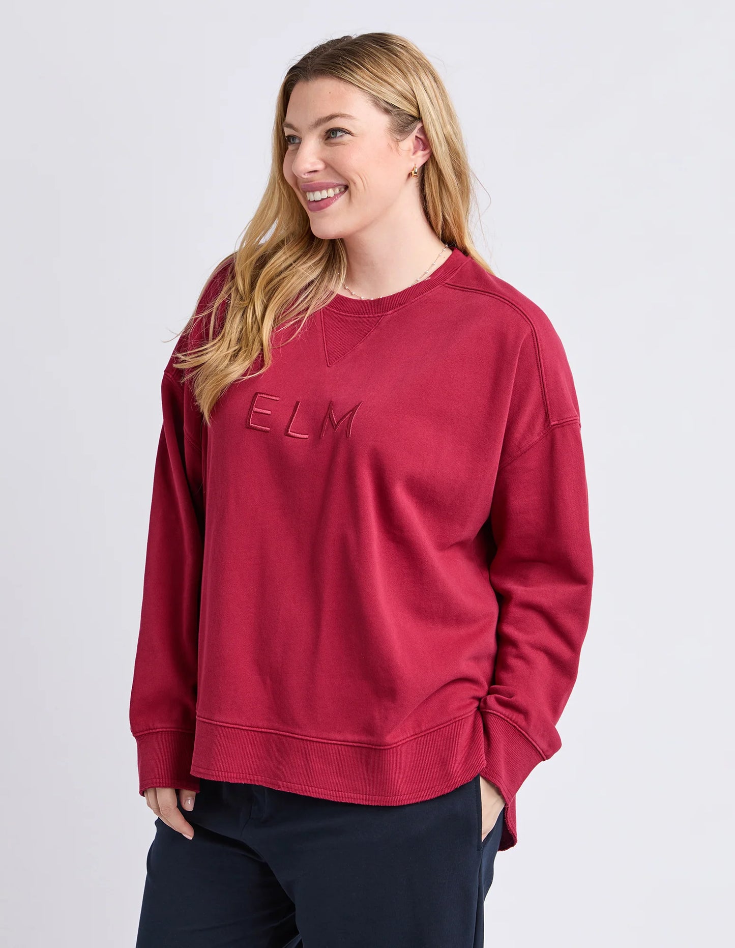Elm Established Crew | Maroon