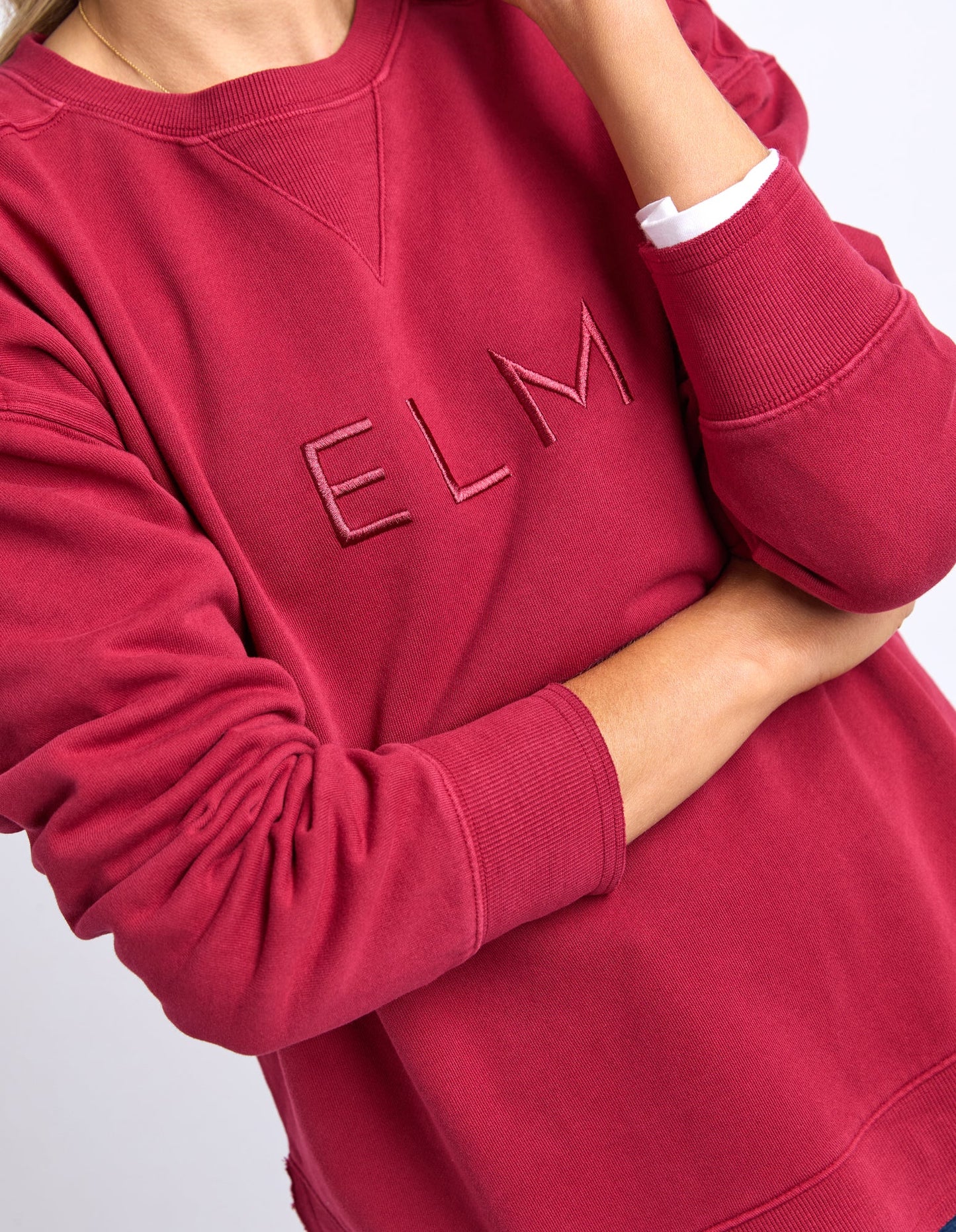 Elm Established Crew | Maroon