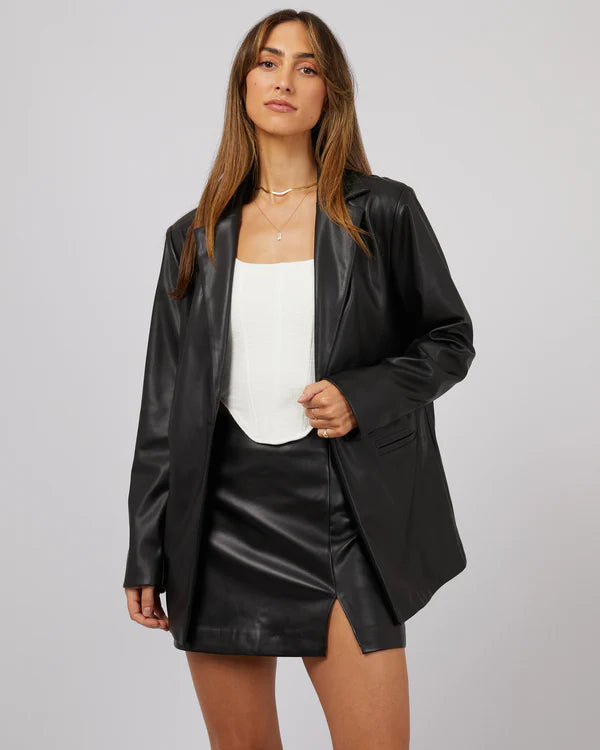 JORGE BROOKLYN BLAZER BLACK