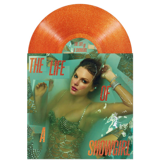 TAYLOR SWIFT THE LIFE OF A SHOWGIRL PORTFOLIO GLITTER VINYL LP