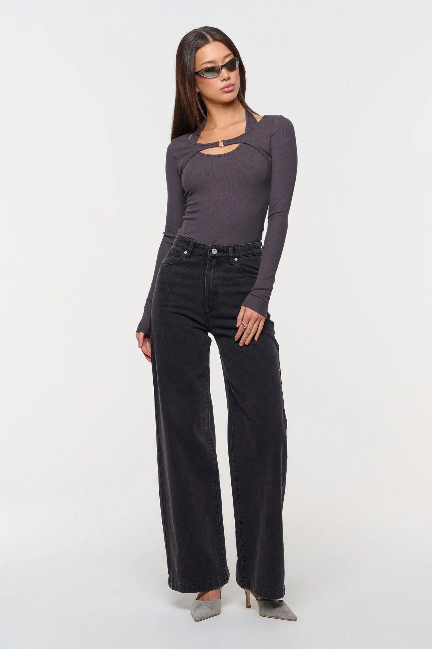 Abrand 94 Wide Sophie | Washed Black