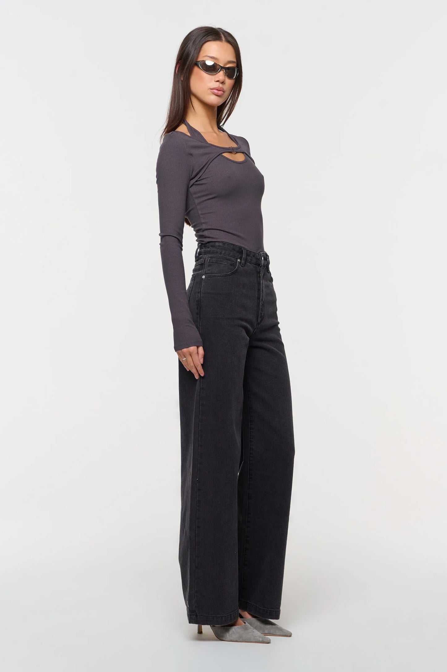 Abrand 94 Wide Sophie | Washed Black