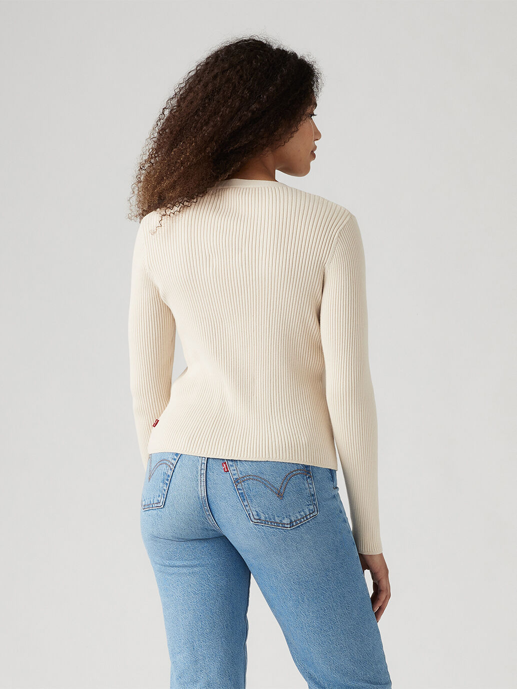 LEVI'S TULIP CARDIGAN OATMEAL HEATHER