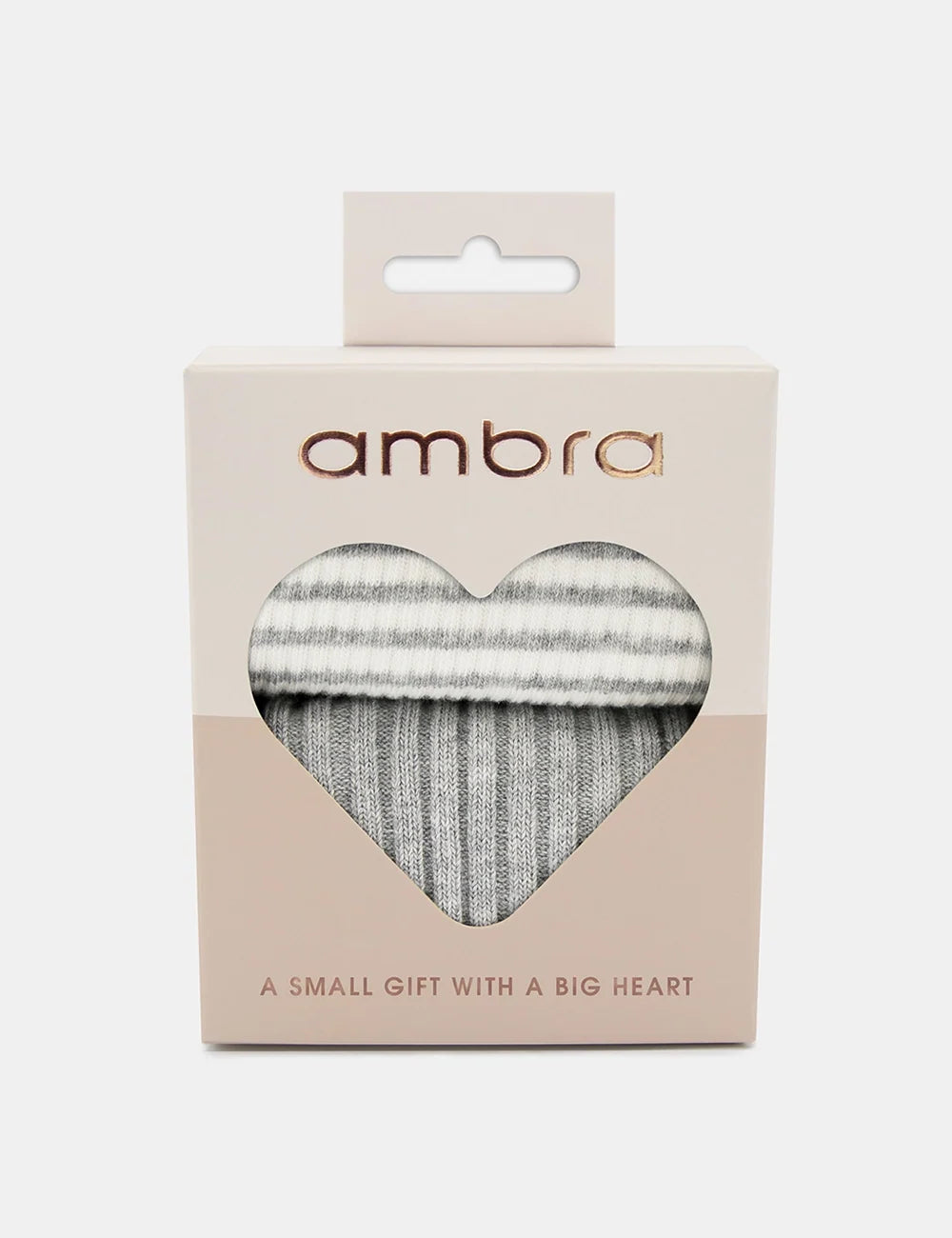 Ambra Big Heart Gift Box | Grey Marle