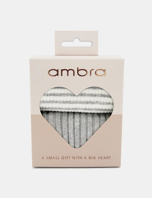 Ambra Big Heart Gift Box | Grey Marle