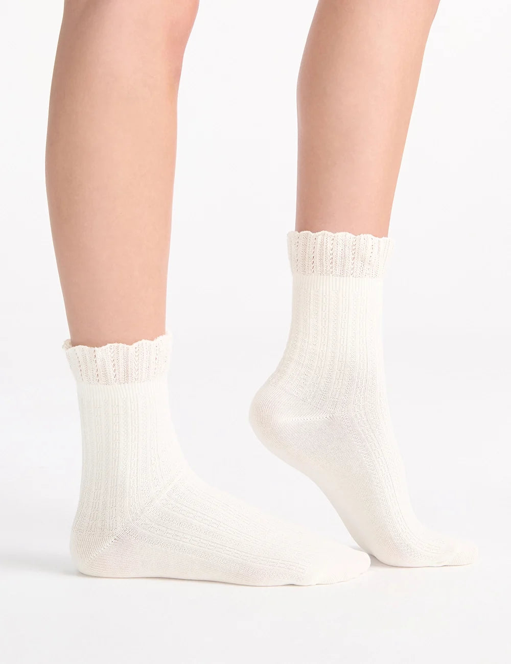 Ambra Ruffle Sock | Buttercream