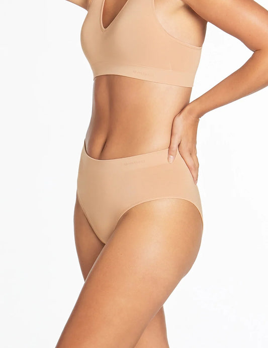 Ambra Pure Basics Midi Brief 2 Pack Box | Nude