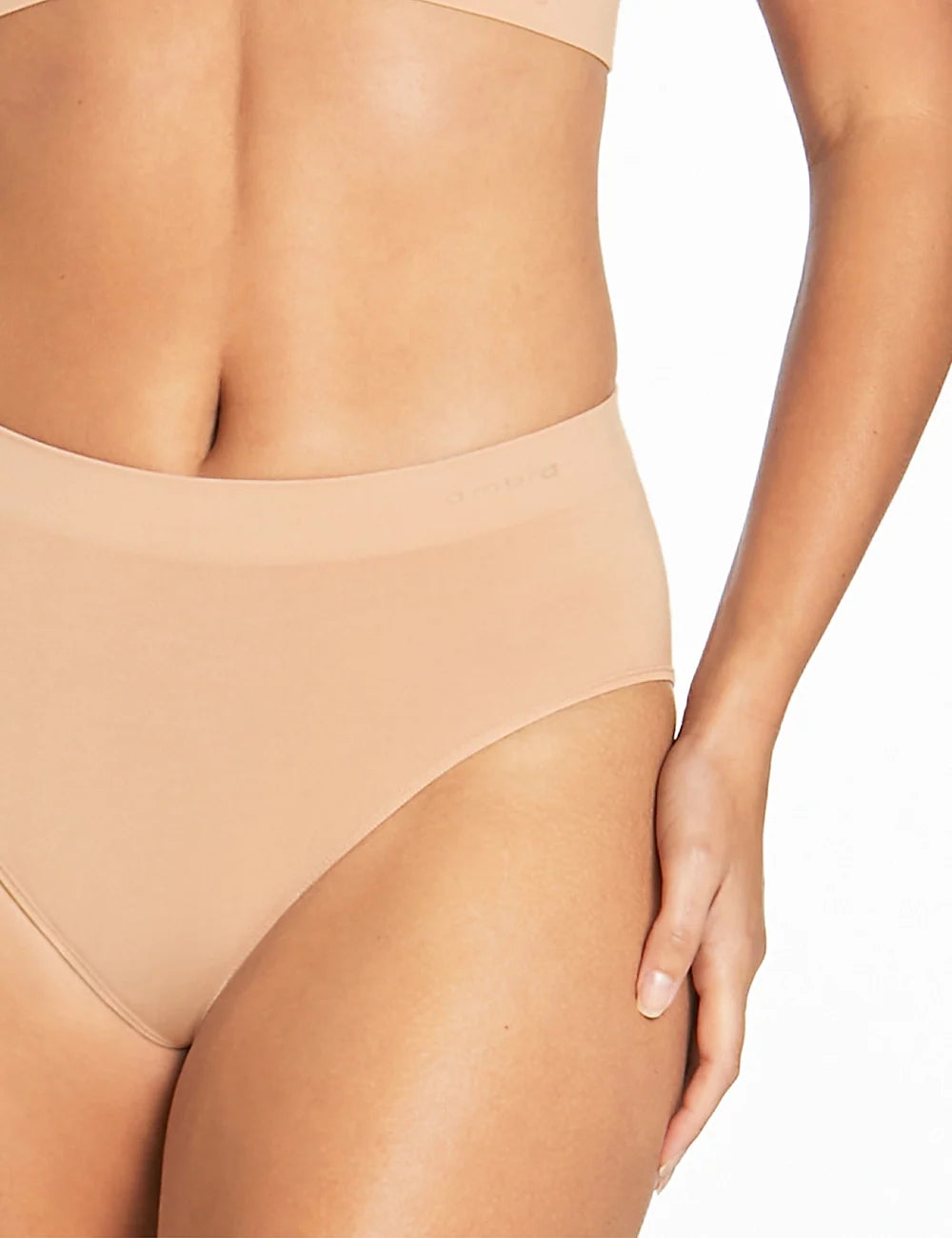 Ambra Pure Basics Midi Brief 2 Pack Box | Nude