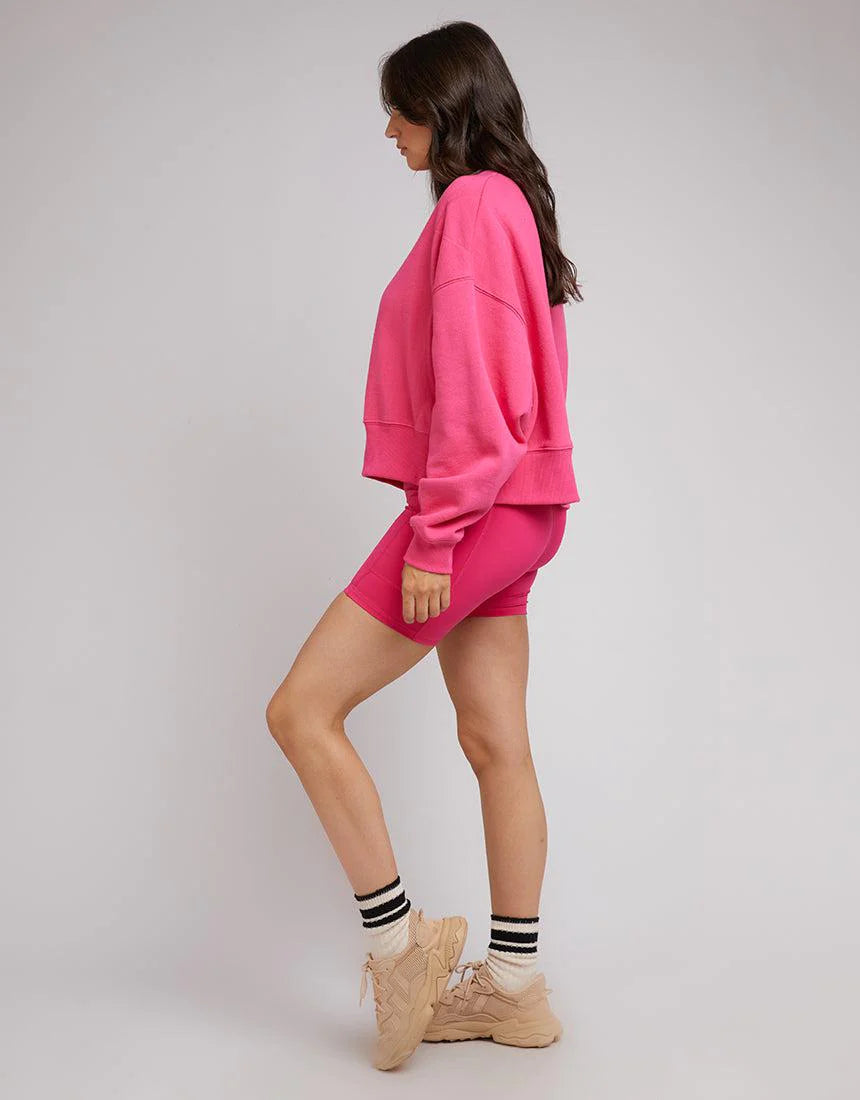 ALL ABOUT EVE ACTIVE TONAL SWEATER ROSE