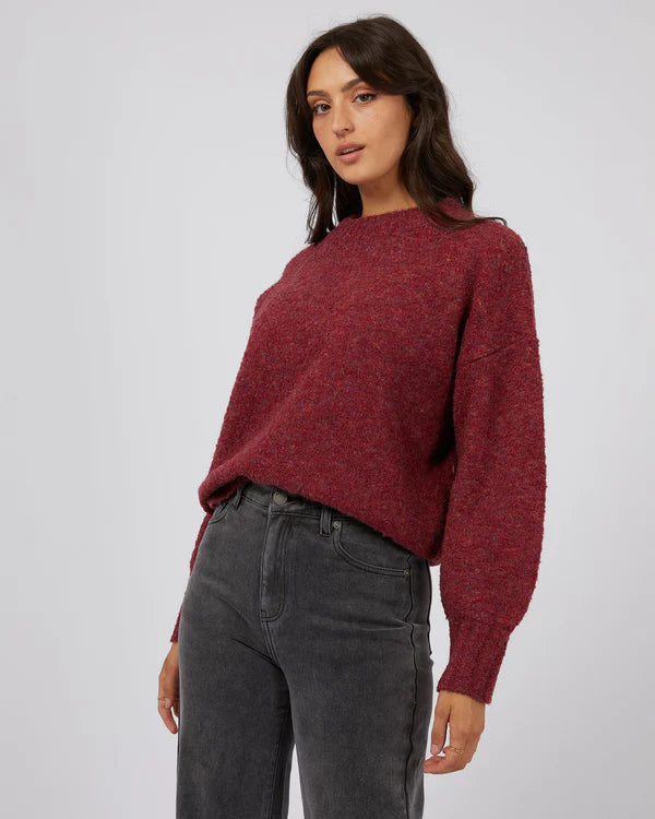 ALL ABOUT EVE MOLLY KNIT CREW MULTI