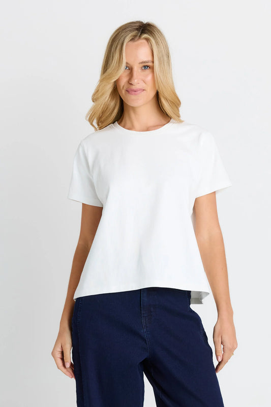 Betty Basics Base Tee | White