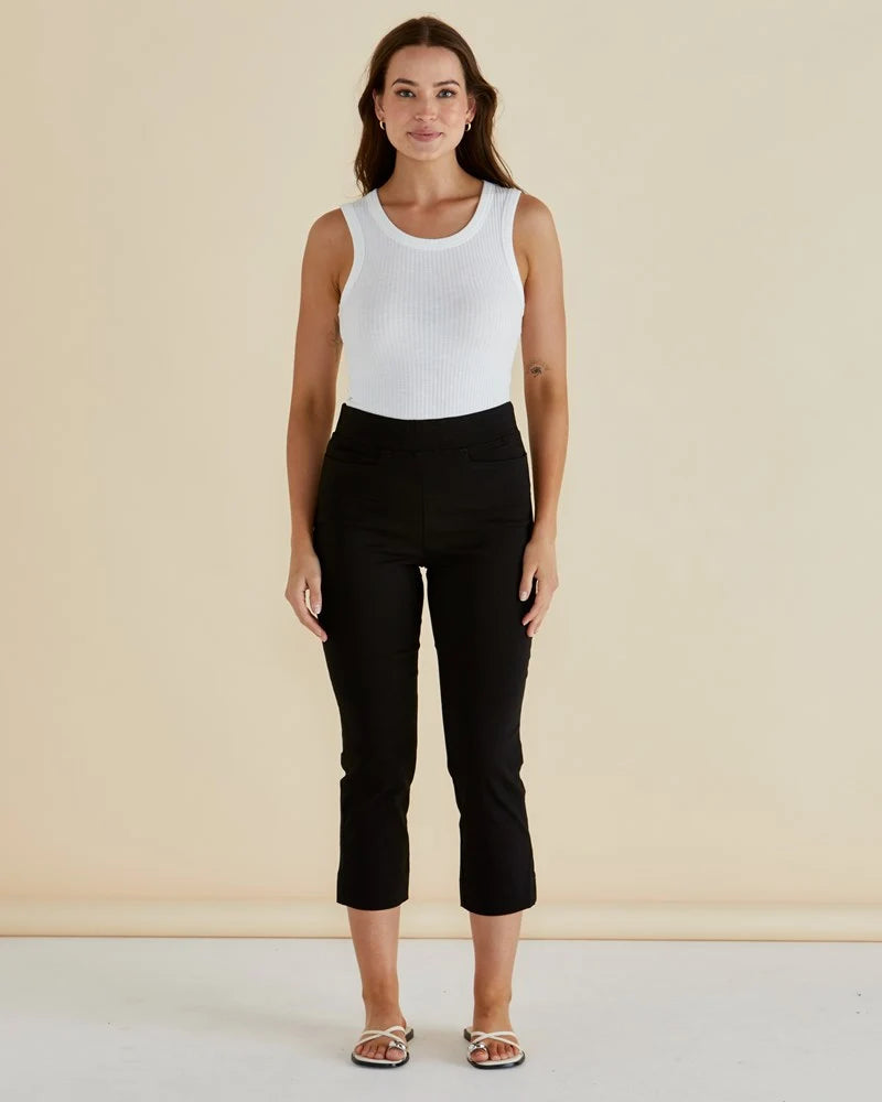 Betty Basics Francis Rib Tank | White