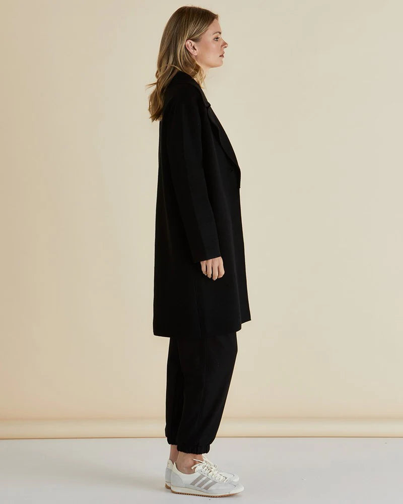 BETTY BASICS COSETTE COATIGAN BLACK