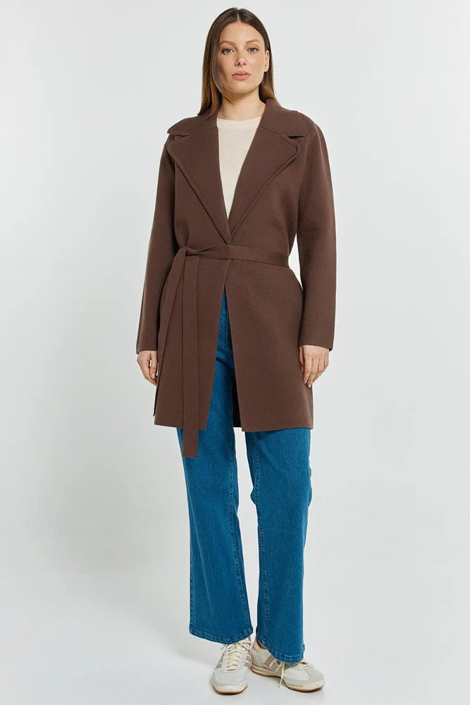 Betty Basics Tahlia Coatigan | Nutmeg