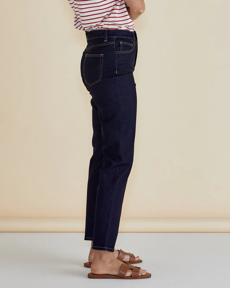 BETTY BASICS STELLA STRAIGHT LEG JEAN INDIGO