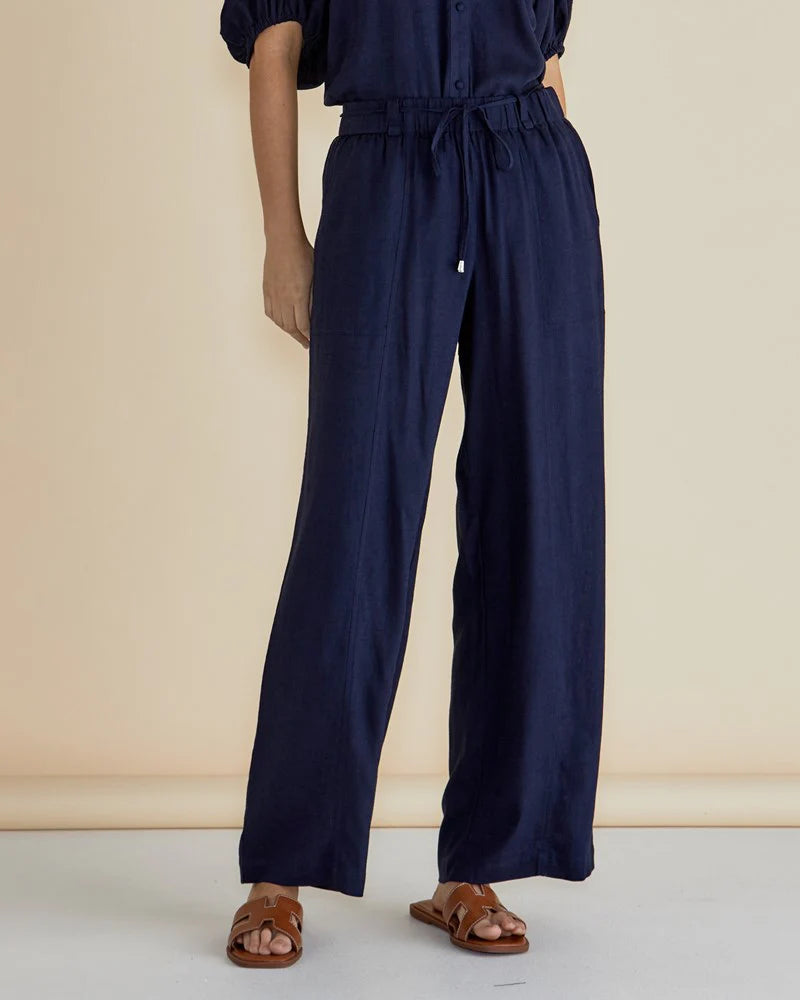 BETTY BASICS TAMARA PANT DARK BLUE