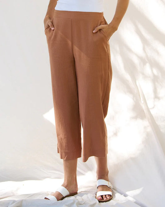 BETTY BASICS PARKER PANT BRONZE