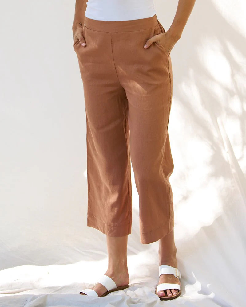 BETTY BASICS PARKER PANT BRONZE