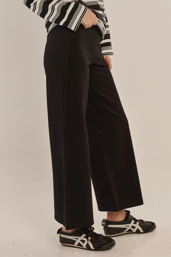Betty Basics Wynn Wide Leg Ponte Pant | Black