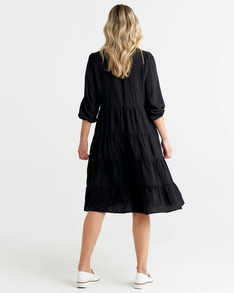 BETTY BASICS JANIE DRESS BLACK