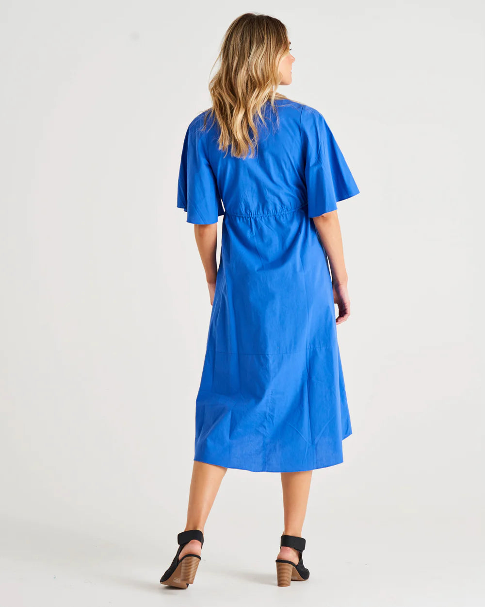 BETTY BASICS CORA DRESS IRIS BLUE