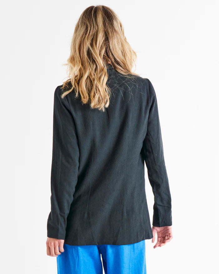 BETTY BASICS CYNDI BLAZER COAL