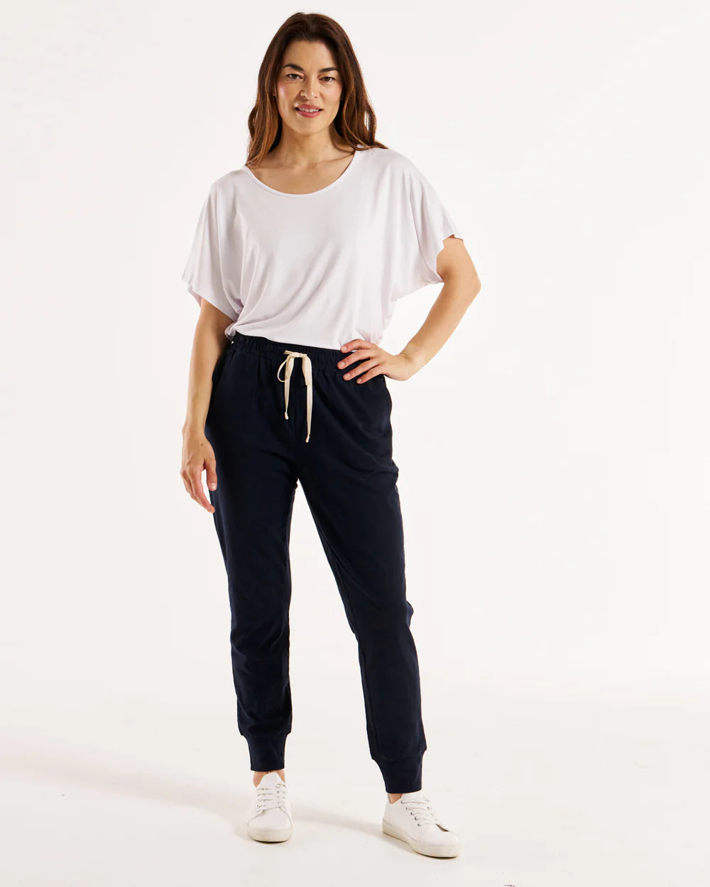 BETTY BASICS BONDI JOGGER HUSKY BLUE