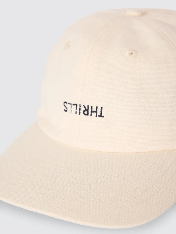Thrills Minimal Thrills 6 Panel Cap | Heritage White
