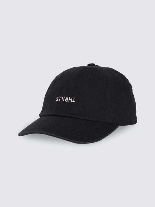 Thrills Minimal Thrills 6 Panel Cap | Washed Black