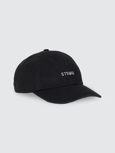 Thrills Minimal Thrills 6 Panel Cap | Washed Black