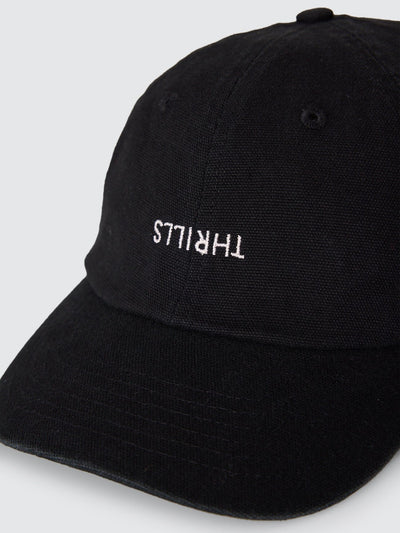 Thrills Minimal Thrills 6 Panel Cap | Washed Black