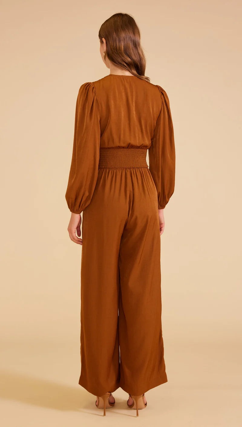 MINKPINK CLARA PANT RUST